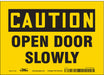 J6963 Safety Sign 5 in x 7 in Vinyl