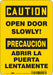 Safety Sign 10 in x 7 in Aluminum
