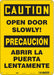 Safety Sign 14 in x 10 in Aluminum