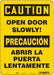 Safety Sign 14 in x 10 in Polyethylene