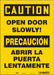 Safety Sign 14 in x 10 in Vinyl