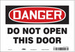Safety Sign 7 in x 10 in Vinyl