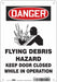 Safety Sign 10 in x 7 in Aluminum