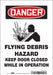 Safety Sign 10 in x 7 in Vinyl