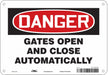 Safety Sign 7 in x 10 in Aluminum