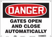 Safety Sign 10 in x 14 in Aluminum