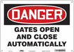 Safety Sign 10 in x 14 in Polyethylene