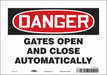 Safety Sign 7 in x 10 in Vinyl
