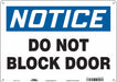 Safety Sign 10 in x 14 in Aluminum
