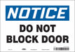 Safety Sign 7 in x 10 in Vinyl