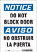 Safety Sign 10 in x 7 in Vinyl