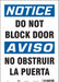 Safety Sign 14 in x 10 in Vinyl