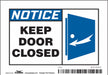 Safety Sign 3 1/2 in x 5 in Vinyl