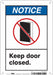 Safety Sign 10 in x 7 in Aluminum
