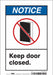 Safety Sign 10 in x 7 in Vinyl
