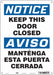 Safety Sign 14 in x 10 in Aluminum