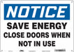 Safety Sign 10 in x 14 in Aluminum
