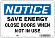 Safety Sign 7 in x 10 in Polyethylene