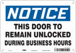 Safety Sign 7 in x 10 in Polyethylene