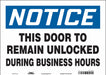 Safety Sign 10 in x 14 in Vinyl