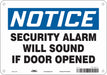 Safety Sign 7 in x 10 in Polyethylene