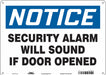Safety Sign 10 in x 14 in Polyethylene