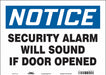 Safety Sign 10 in x 14 in Vinyl