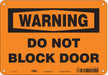 Safety Sign 7 in x 10 in Aluminum