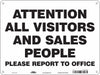 Safety Sign 18 in x 24 in Aluminum