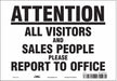 Safety Sign 7 in x 10 in Vinyl