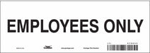 Safety Sign 3.5in x 10in Vinyl