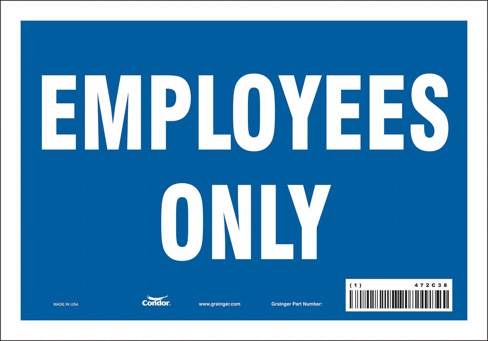 Safety Sign 7 inx10 in Vinyl