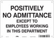 Safety Sign 7 in x 10 in Aluminum