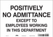 Safety Sign 7 in x 10 in Vinyl