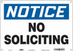 Safety Sign 10 in x 14 in Polyethylene