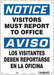 Safety Sign 14 in x 10 in Polyethylene