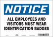 Safety Sign 7 in x 10 in Vinyl