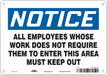 Safety Sign 7 in x 10 in Aluminum