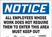 Safety Sign 10 in x 14 in Vinyl