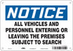 Safety Sign 7 in x 10 in Polyethylene
