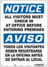Safety Sign 14 in x 10 in Aluminum