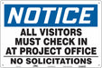 Safety Sign 24 in x 36 in Aluminum