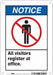 Safety Sign 10 in x 7 in Aluminum