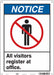 Safety Sign 14 in x 10 in Aluminum
