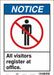 Safety Sign 14 in x 10 in Vinyl