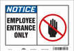 Safety Sign 7 in x 10 in Vinyl