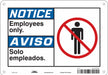 Safety Sign 7 in x 10 in Aluminum