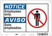 Safety Sign 7 in x 10 in Polyethylene
