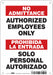 Safety Sign 10 in x 7 in Polyethylene