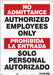 Safety Sign 14 inx10 in Polyethylene